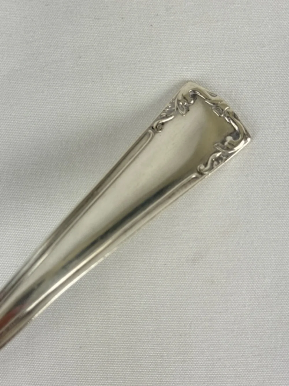 Vintage 1915 Lafayette Alvin Silverplate Gravy Ladle 7 1/8in Long Unique Bowl